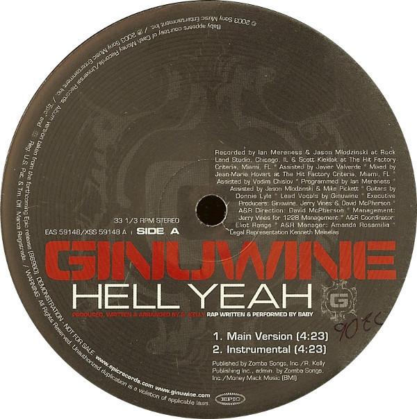 

12inch Record GINUWINE - Hell Yeah EAS59148 Epic 2003 US Rap & Hip-Hop/R&B Used