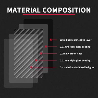 Real Carbon Fiber Car Accessories Gear Air Vent Set Trim Cover Soft Sticker For Subaru Forester SK 2024