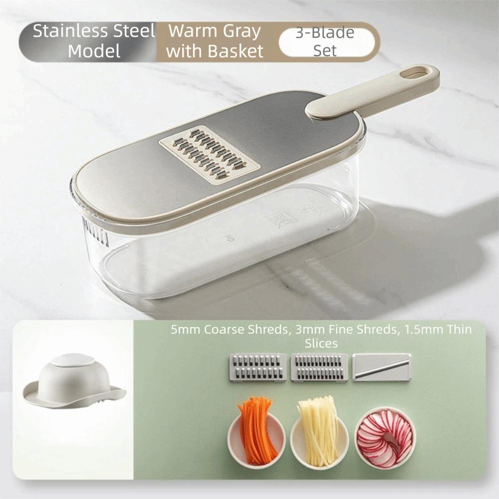 Effortless Multifunctional Vegetable Slicer Handheld Vegetable Cutter  Shredding