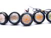 Universal Super Bright LED Eagle Eye Daytime Running Lights - 23MM 12LED License Plate Bulbs