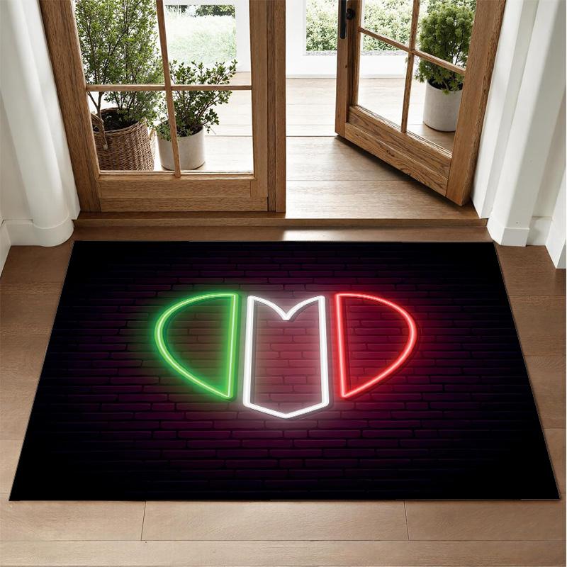 Italy Design Crystal Velvet Rug Soft Decorative Mat for Bedroom Entrance