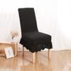 Jacquard Fabric Elastic Chair Cover Universal Size Wedding Seat Covers  Living Room