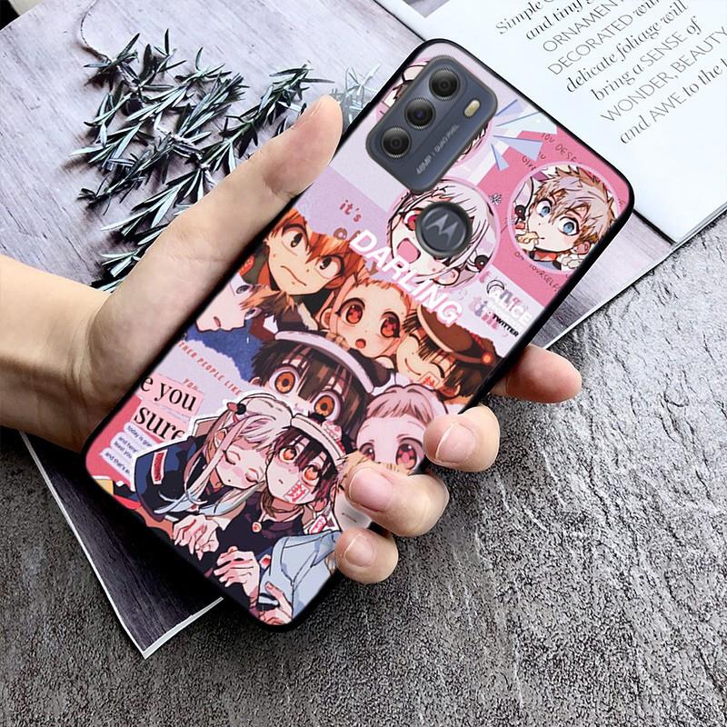 Toilet bound hanako kun Phone Case for Moto E7 Plus E32 E20 E40 Edge 20 Lite G22 G52 G20 G30 G100 G60 G50 G10 G Pure G Stylus