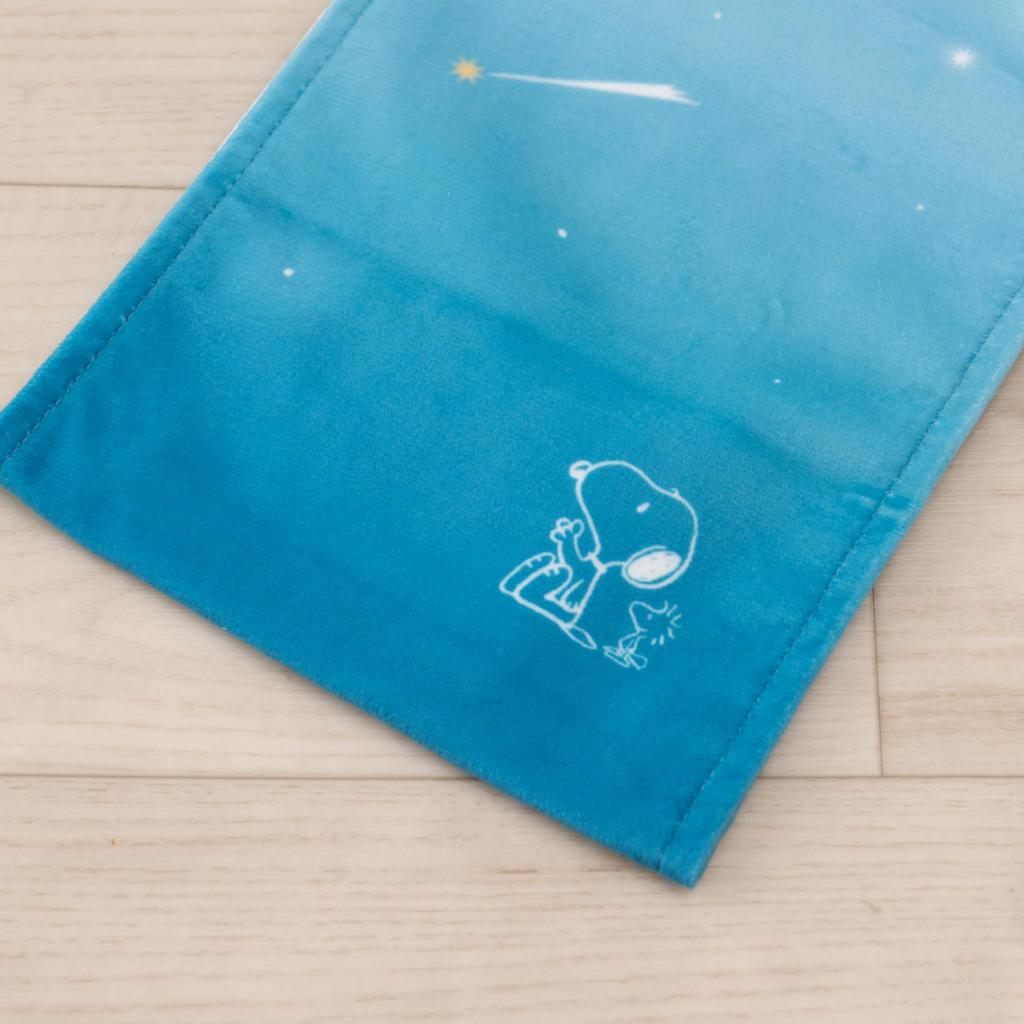 Senko Snoopy Starry Sky Snoopy Paper Holder Cover, Blue, Character, Animal, Snoopy, 69246, Width: Approx. 15cm