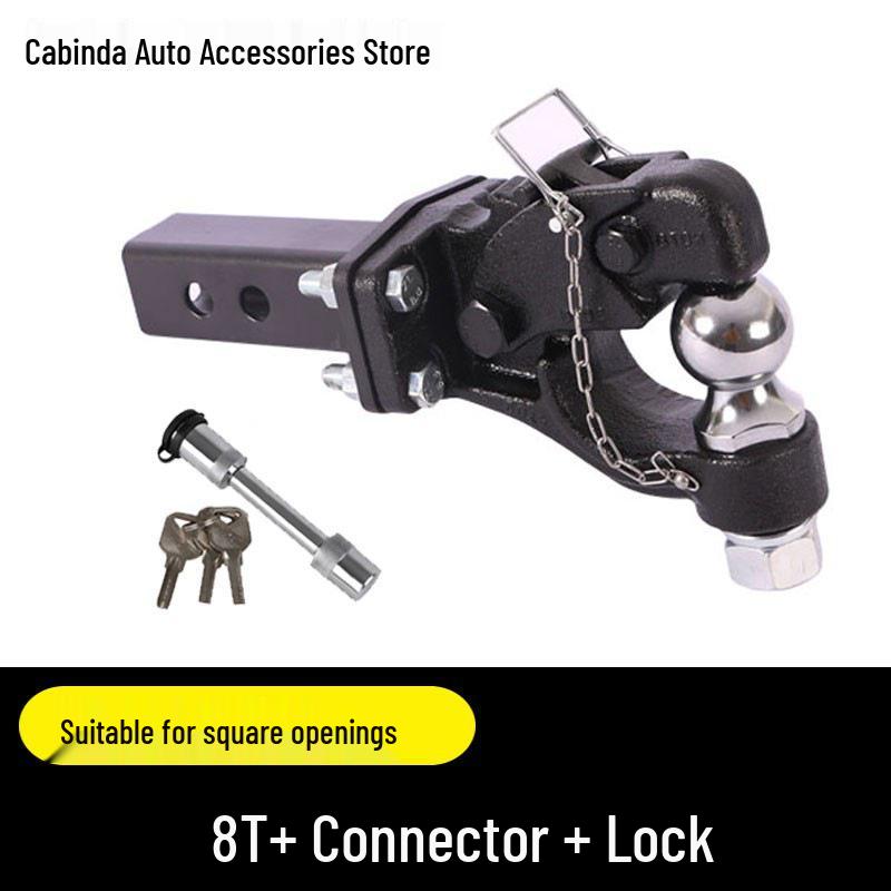 Leopard 5 Trailer Hitch Rear Bumper Modification with American-Style Anti-Collision and Towing Hooks.