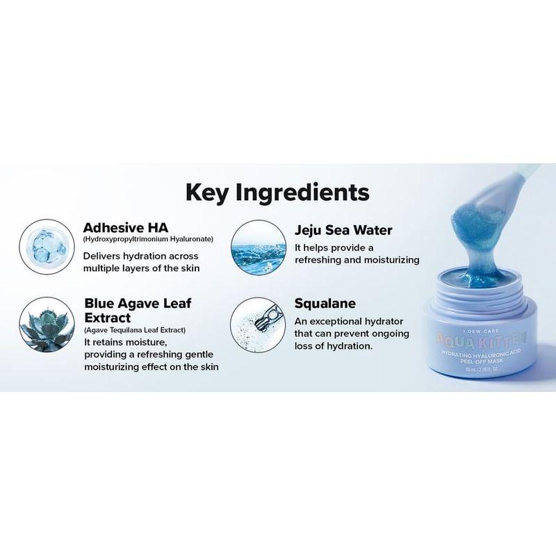 I DEW CARE - Aqua Kitten Hydrating Hyaluronic Acid Peel-Off Mask