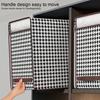 Quilt Bag Visible Window Household Supplies Easy Access Reinforced Handle Quilt Organizer Convenient Organizing Non-woven Fabric