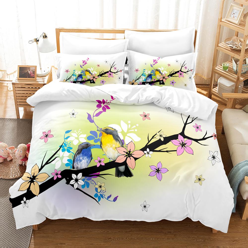 3D A Blackbird Bedding Sets Duvet Cover Set With Pillowcase Twin Full Queen King Bedclothes Bed Linen