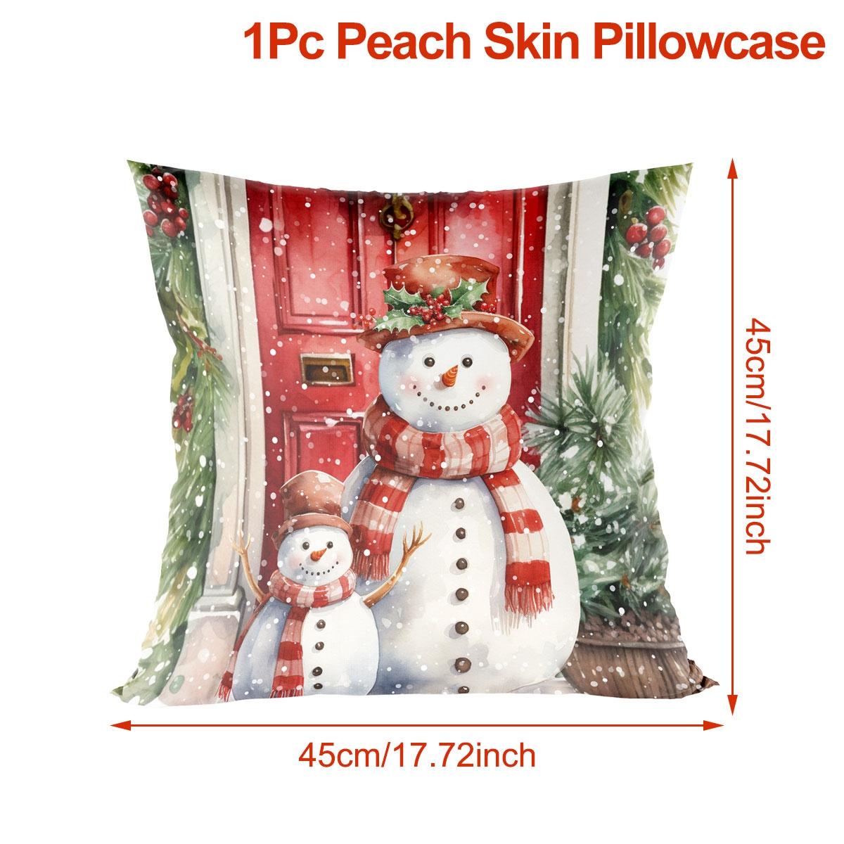 

Christmas Cushion Cover Pillow Cover Merry Christmas Decor for Home 2025 Xmas Ornaments Navidad Noel Happy New Year Gift 2025 м ята зелений колір