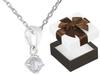 Short Silver Minimalist Women's Necklace With Zirconia 4Mm Choker 40Cm