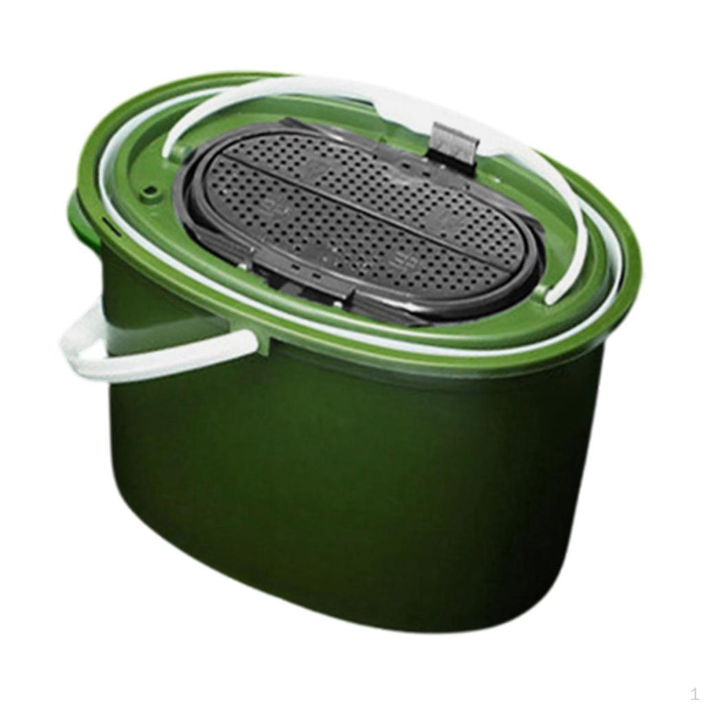 Ködereimer Doppelgriff Atmungsaktiv Großes Fassungsvermögen Feinmaschig Leicht Multifunktional Verdicken