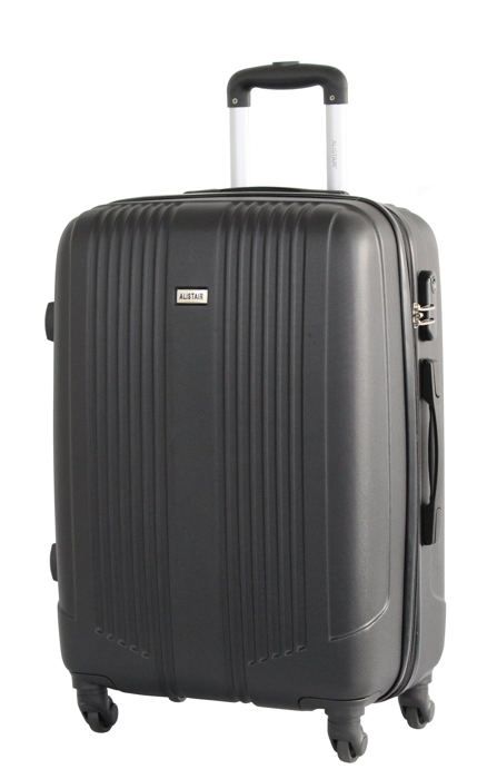 ALISTAIR Airo 2.0 - Valise Taille Moyenne 65cm - ABS Ultra légère et résistante - Marque Française - en France - Noir