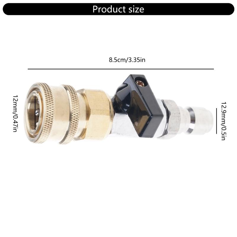 Practical 3/8 Inch Air Flows Control Valves Quick Changing Connectors Convenient for Industrial Use Easy Installion