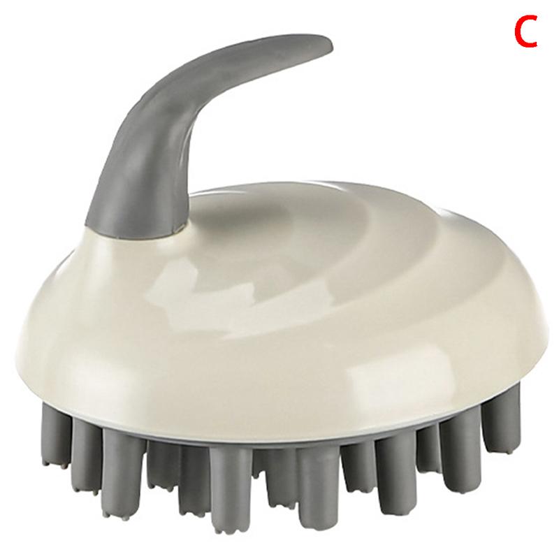 

Шампунь-щетка Ручная АБС Щетка для массажа кожи головы Шампунь Щетка для душа Расческа для волос Массаж 8.5*7*7.5cm C