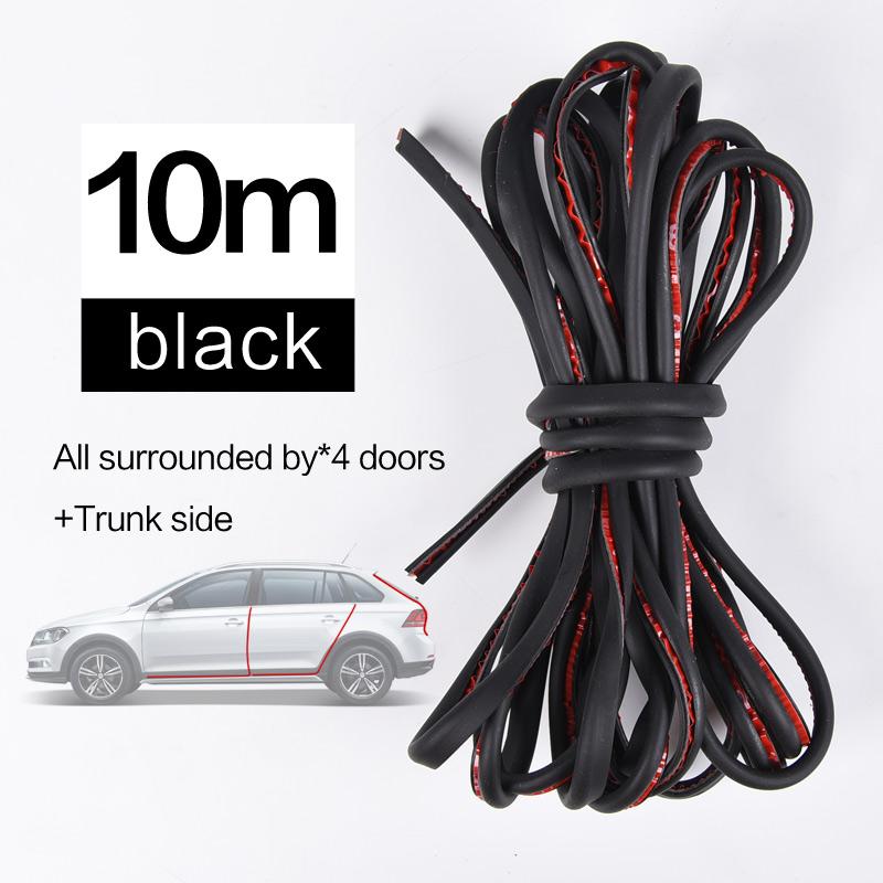 10 meter U-type door seal car sound insulation car door sealing band rubber tape