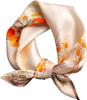 100% Pure Silk Scarf Women Floral Print Neck Shawls Wraps Foulard Scarves Pashmina Female Hijab Bandana bufanda Square Kerchief