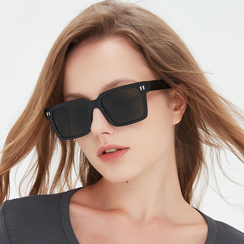 Fashion Square Shape Sunglasses for Women Vintage Stylish Anti-glare Men's Sun Glass Hiking Mountaineering Female Sunglass