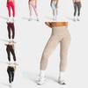 Pantaloni da Yoga Stampa Leopardo da Donna Vita Alta Senza Cuciture Controllo Pancia Leggings Fitness per Corsa e Palestra