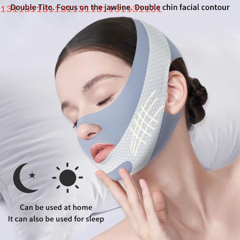 Face Slimming Bandage, V-Line Face Shaper & Double Chin Reducer, Anti-Wrinkle Facial Lifting Strap For Tightening & Skin Care