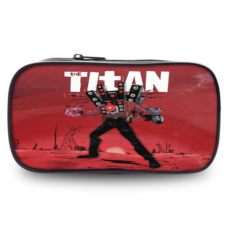 Titan Pencil Highquality Case With Unique Toilet Man Design Students For