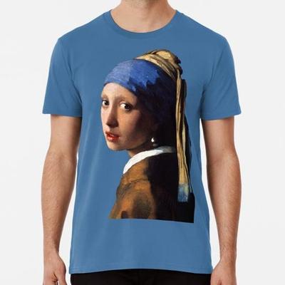 Das Mädchen mit dem Perlenohrring Größe S bis 5XL Hergestellt in den USA T-Shirt