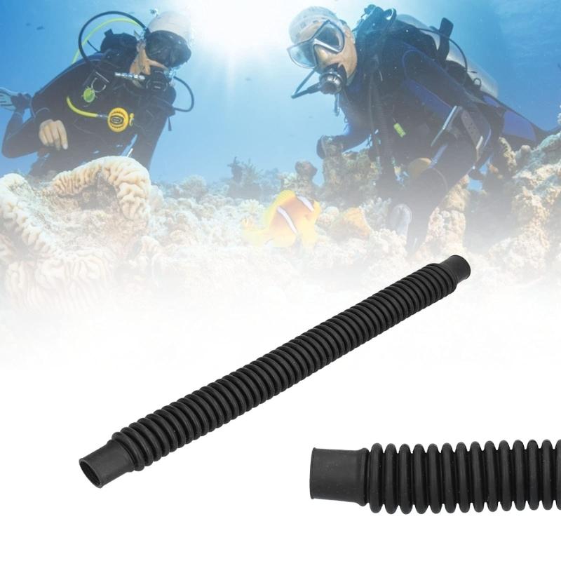 Flexible Rubber Hose Diving Round Corrugated Hose Replacement Scubas Diving Corrugated Exhaust Hose Pipe Enduring