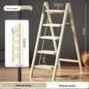 Folding A-Frame Ladder: Multifunctional, Thickened, 3-4 Step Indoor Ladder & Flower Stand