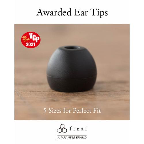 Final E1000 In-Ear Earphones (Black) FI-E1DPLBL