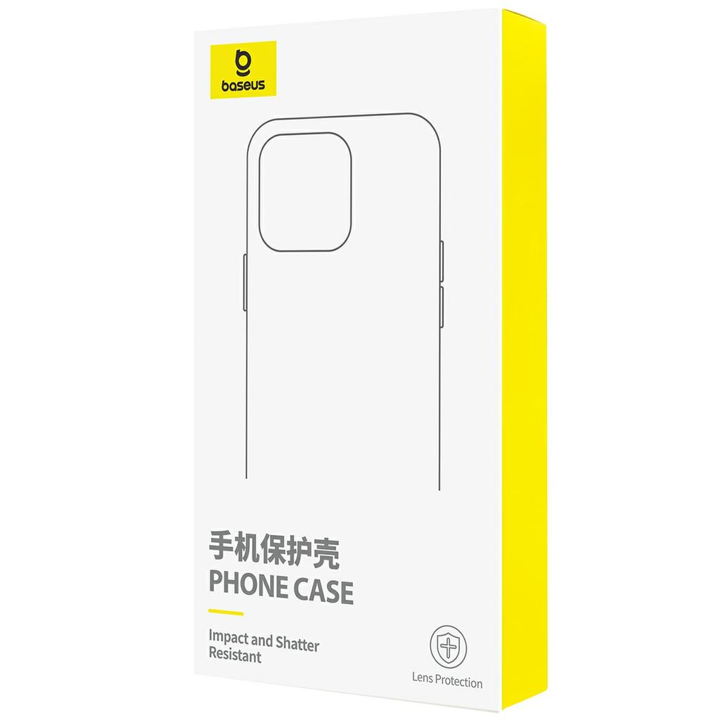 BASEUS Smart Ring Series For iPhone 16 Plus Compatible with MagSafe Phone Case TPU+PC Kickstand Cover