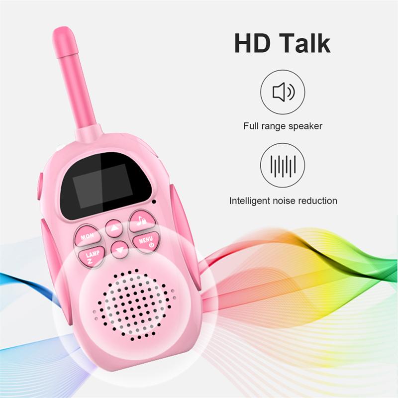 2db Lovely Walkie Talkie 22 csatornás 2 csatornás interaktív vezeték nélküli szülő-gyerek rádió zsinórral