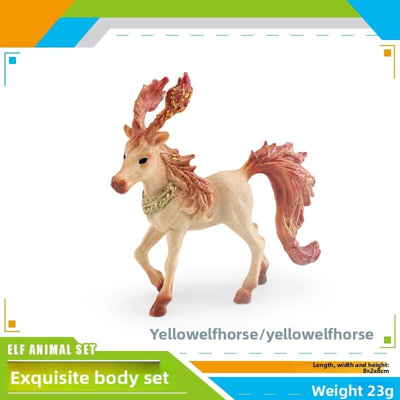 Fantasy Pegasus Pvc Model Kids Animal Figurine For Playroom Decor