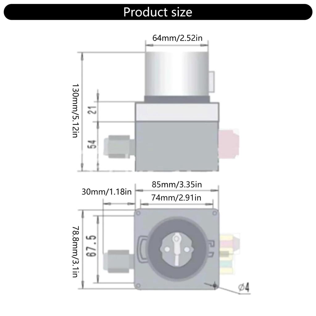 Industrial 250V 16A Push Button Switches Robusts Electromagnetic Power Switches Quick Installation for Log Splitters