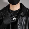Street kreativní ovladač herní konzole přívěsek hip hop náhrdelník nová osobnost dětský kreslený diamantový náhrdelník