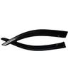 Hafei Luzun Acrylic Rain Deflector Eyebrow - Car Exterior Rain Shield Modifier
