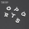 Alloy DIY English Letter & Number Necklace Pendant - Creative Jewelry & Handmade Accessories.