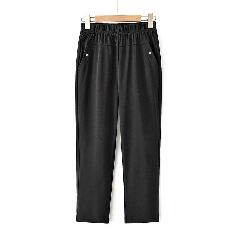 Women's Elastic Waist Straight Leg Comfort Pants