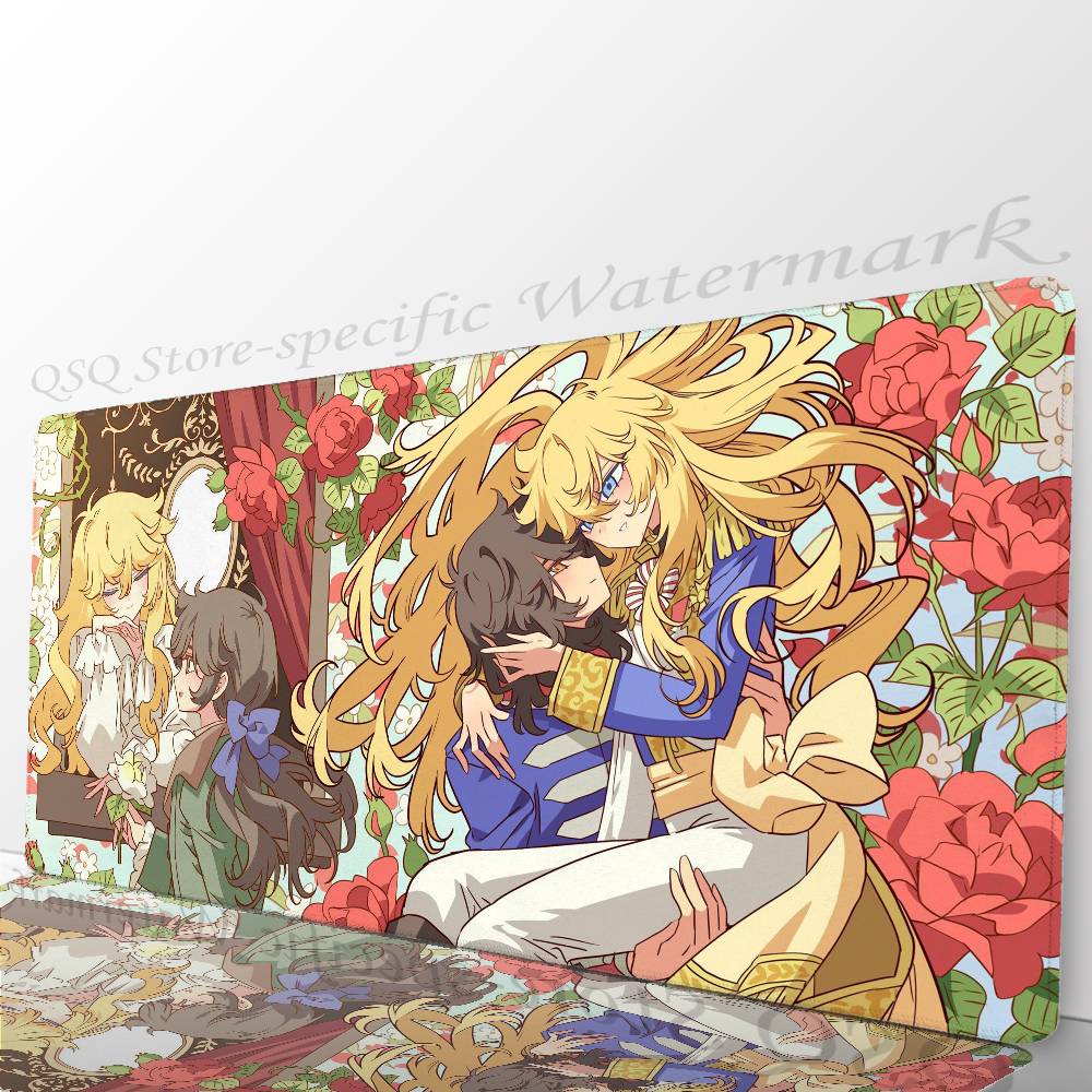The Rose Of V-Versailles Anime Mousepad Mouse Mat Desk Mat With Pad Gaming Accessories Prime Gaming XXL Keyboard Pad Padding M