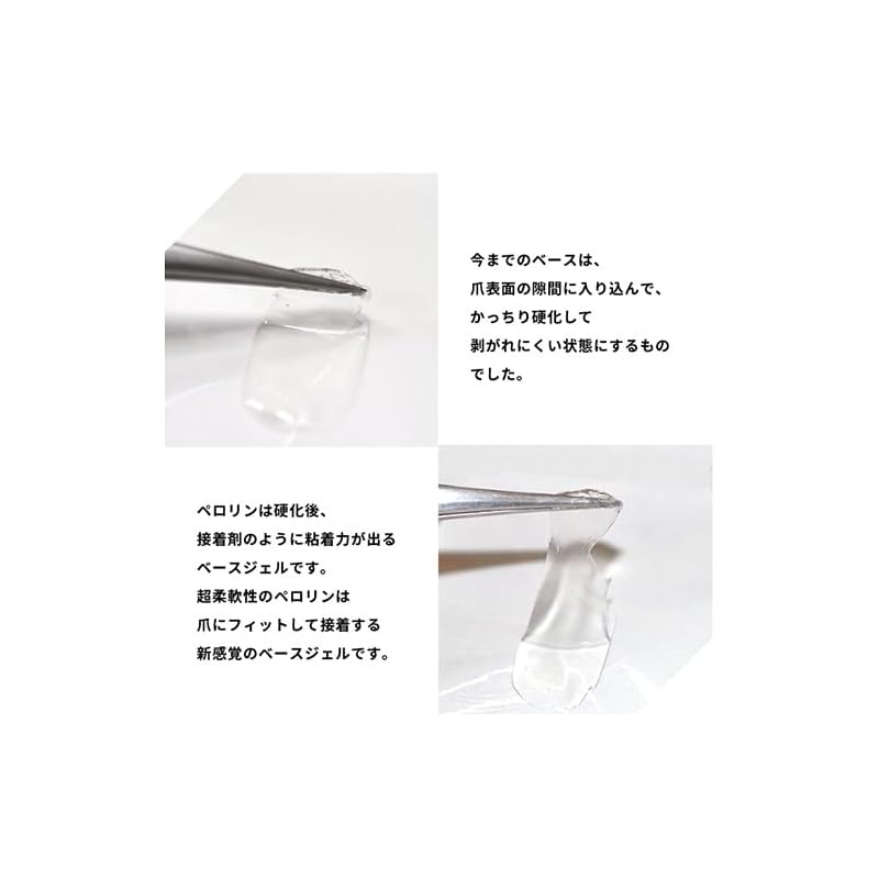 Perorin Peel-Off Base Gel | Peelable Gel Nail Base Gel - Popular, Easy to Remove for Self-Gel Nails <Nail Kobo Official> (Perorin SUPER)