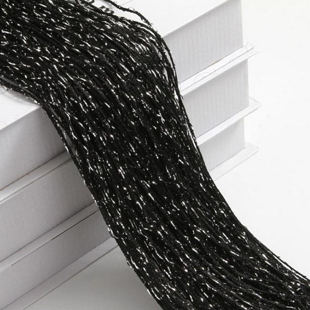 1x2m String Curtain Shiny Tassel Line Curtains Window Door Divider Drape for Home Living Room Cafe interior Decorations Valance