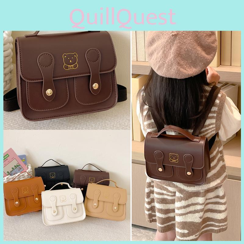 Bag Bear Kids Casual Backpack Pu Material With Shockproof And Design Lightweight