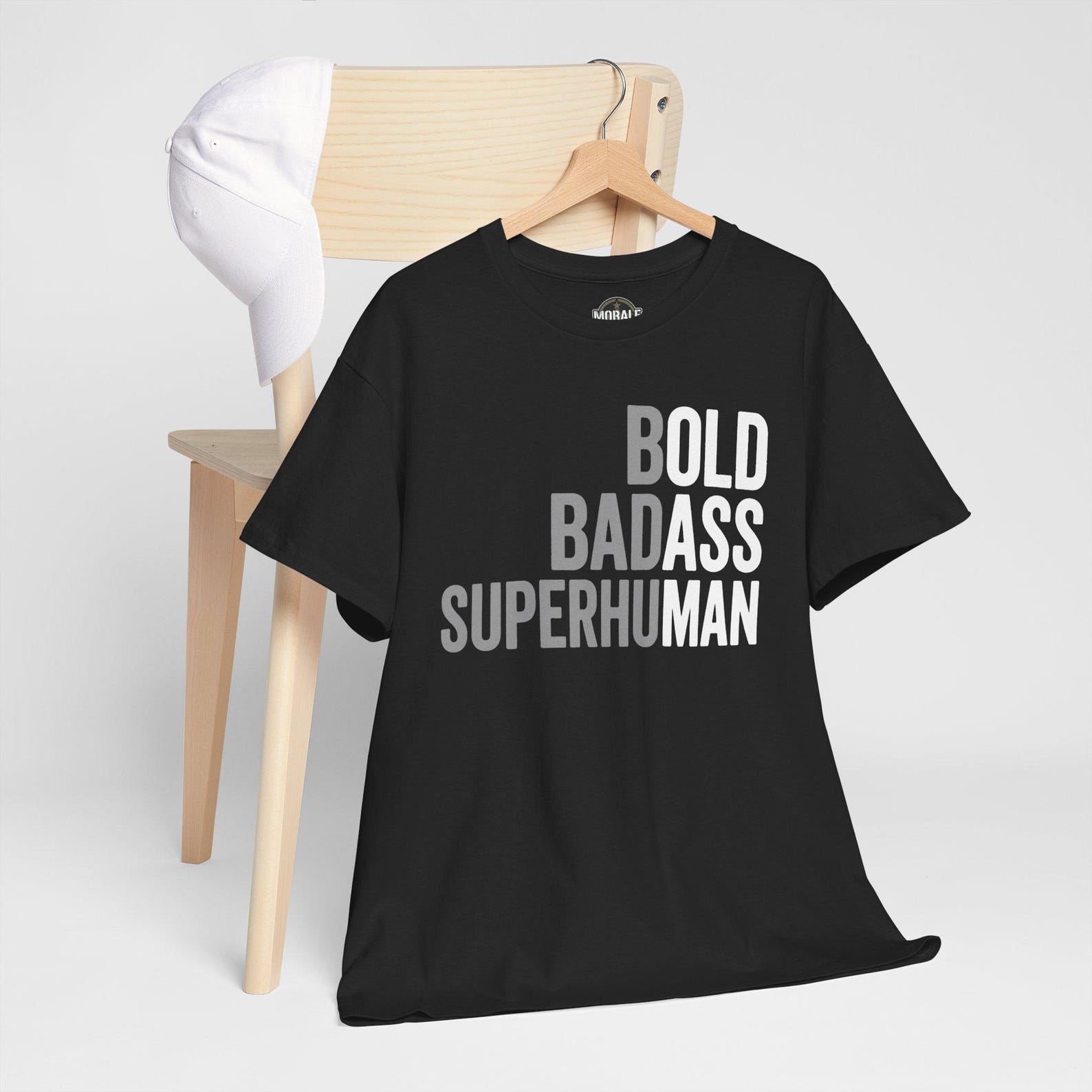 Bold Badass Superhuman T-Shirt | Motivational Empowerment Tee | Confidence Gift for Men Women 4XL