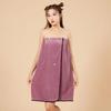 Swimming Bathrobe Microfiber Lady Bathrobe Cartoon Thickened Bath Skirt Absorbent Quick-drying Wrap Shower Skirt Lady