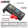 Tester de Baterii Portabil ANENG 168PRO Indicator Nivel Baterie Capacitate Tester Universal Analizoare de Sarcină Tester Baterii Buton Litiu 1.5-4.8V/9V Universal