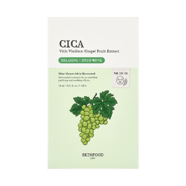 

SKINFOOD - Shine Muscat Cica Mask Set 24ml x10 sheets