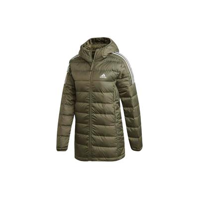 Long Hooded Down Jacket Women Outerwear Green GH4591