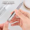 Nail Art Stainless Steel Universal Clipper Set - Double-Sided for Fingernails & Toenails