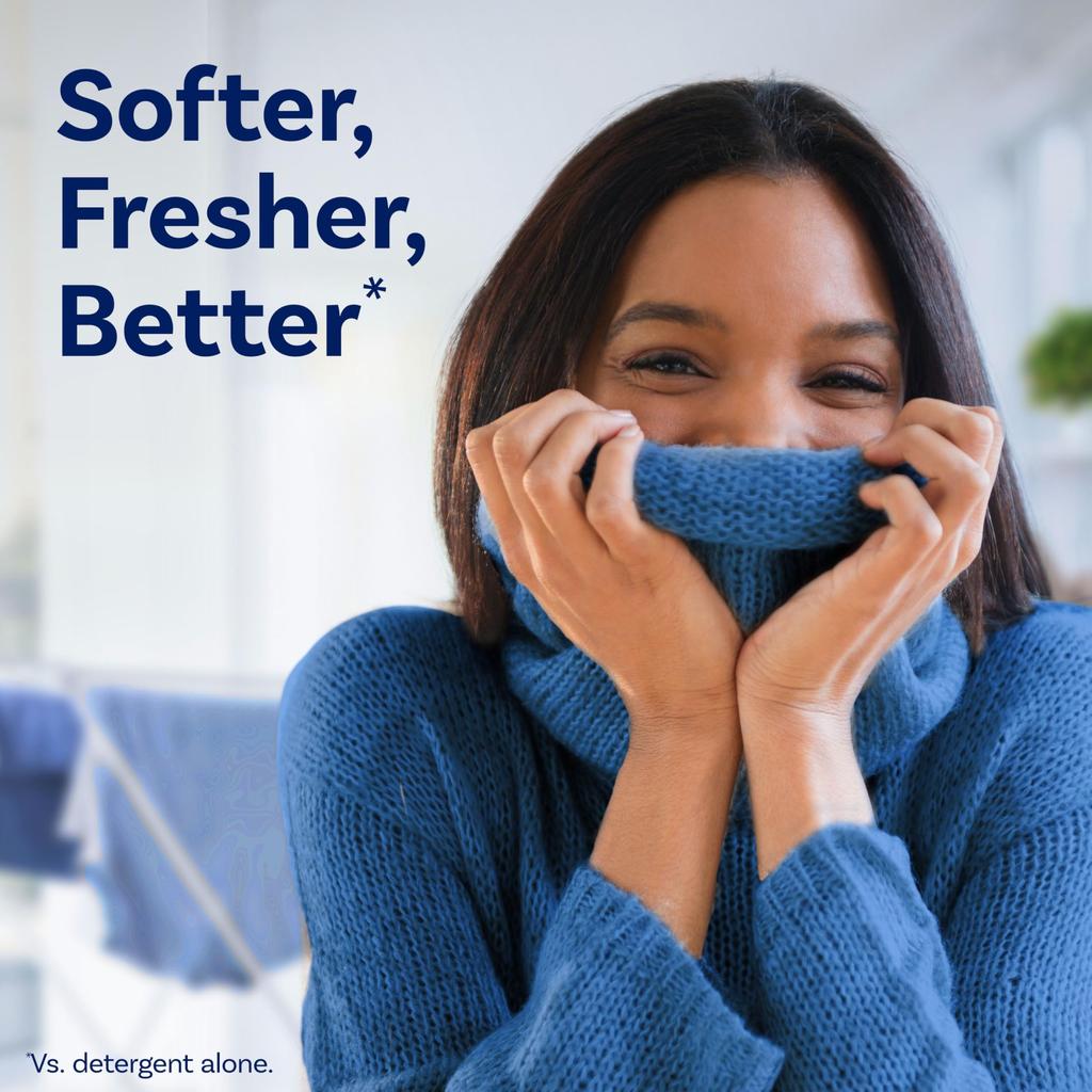 Downy Ultra Liquid Fabric Softener, Clean Breeze, 2-in-1 Soft & Fresh, 3.29 L (150 Loads)