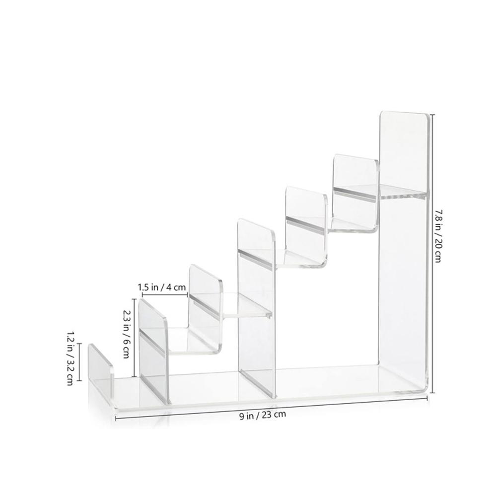 6-Tier Display Stand Acrylic Wallet Display Stand Clear View