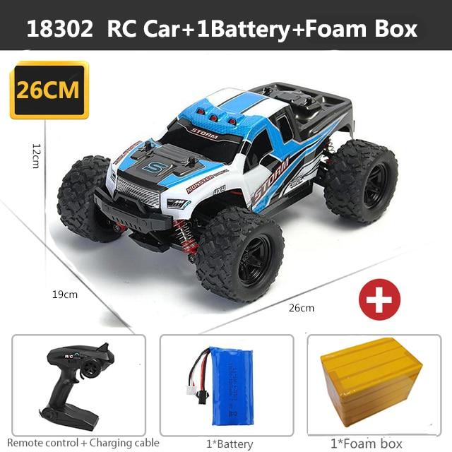 New 4WD Rc Car 2.4GHz Rc Car All Terrain High Speed Car Monster Truck 45 Km/h 1:18 Off-road Truck Toy Children Birthday Gift