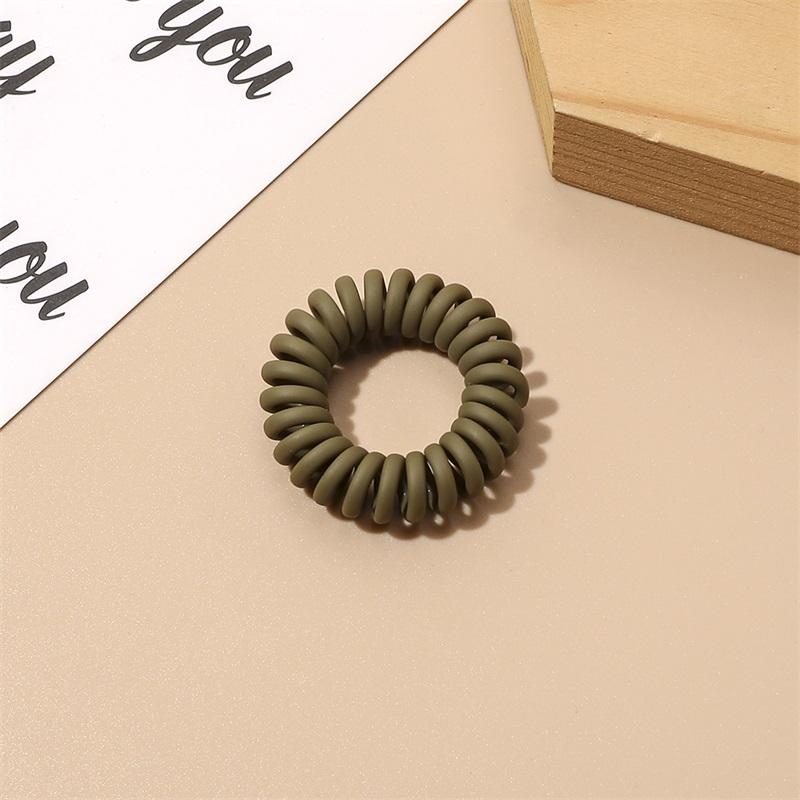 3pcs Hair Tie Women Multicolor Elastic Hair Band Spiral High Elasticity Telephone Wire Gum for Hair Rubber Band Hair Accessories